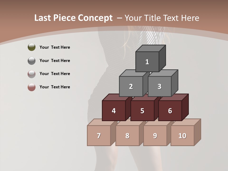 Aerobics Movement Stunt PowerPoint Template