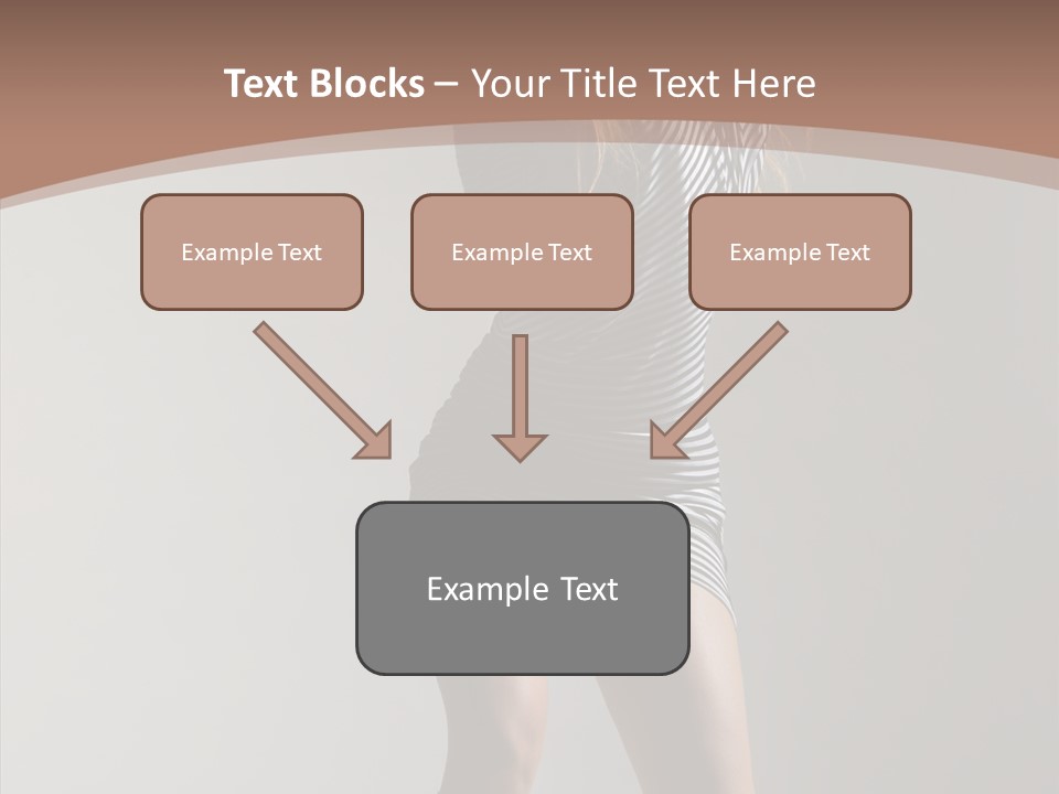 Aerobics Movement Stunt PowerPoint Template