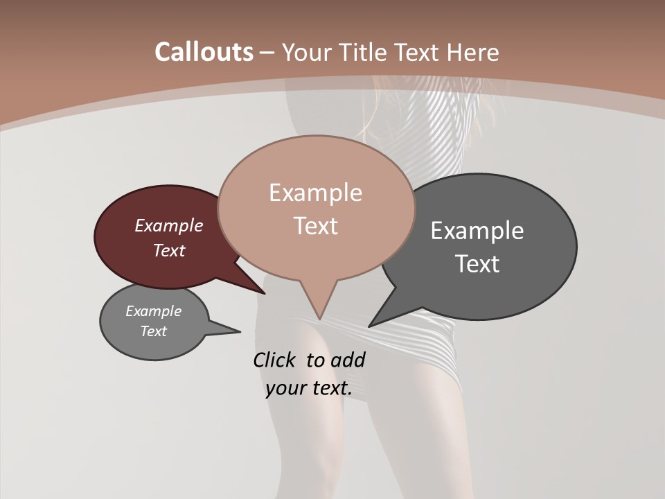 Aerobics Movement Stunt PowerPoint Template