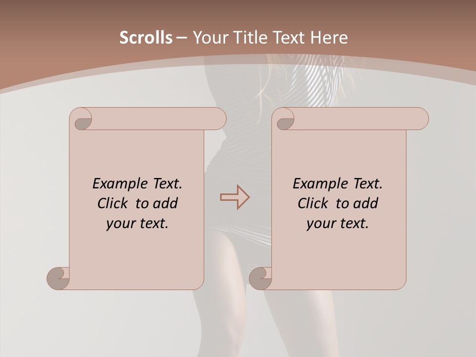 Aerobics Movement Stunt PowerPoint Template
