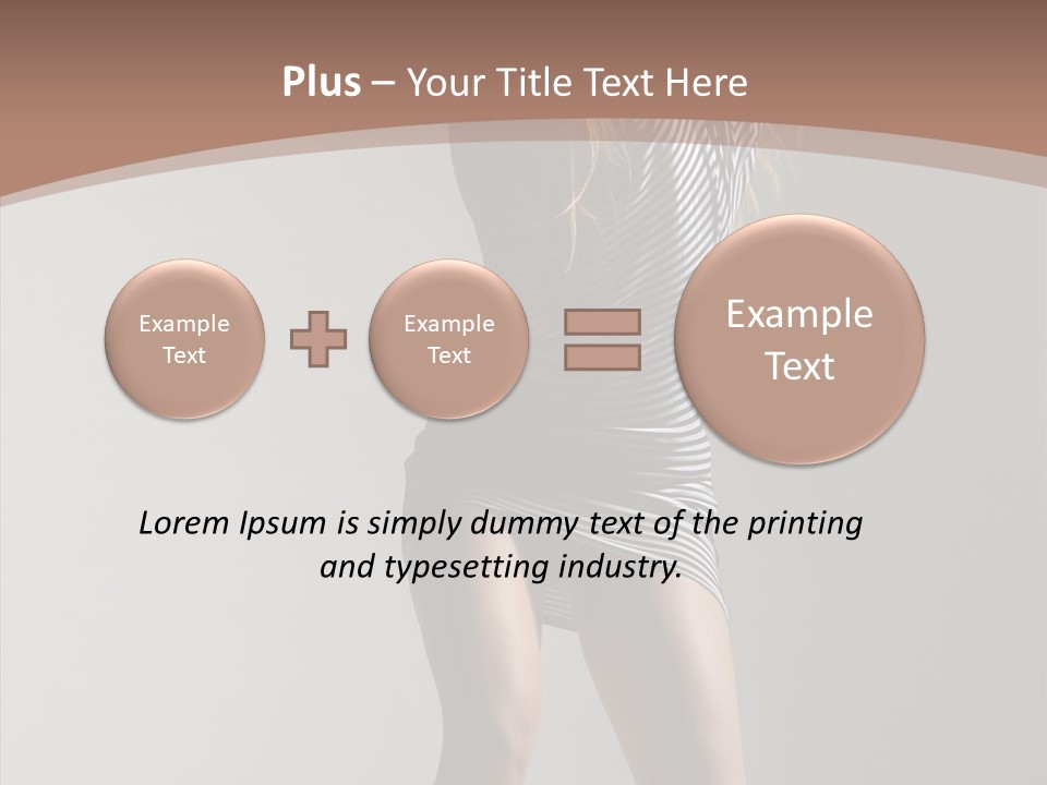 Aerobics Movement Stunt PowerPoint Template