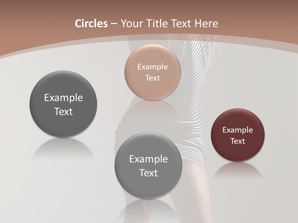 Aerobics Movement Stunt PowerPoint Template