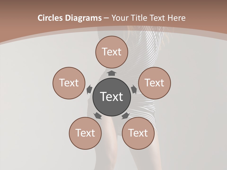 Aerobics Movement Stunt PowerPoint Template