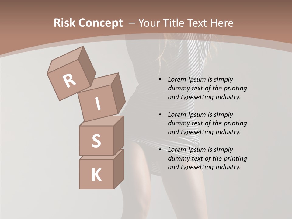 Aerobics Movement Stunt PowerPoint Template