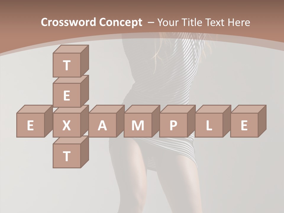 Aerobics Movement Stunt PowerPoint Template