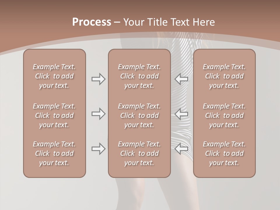 Aerobics Movement Stunt PowerPoint Template