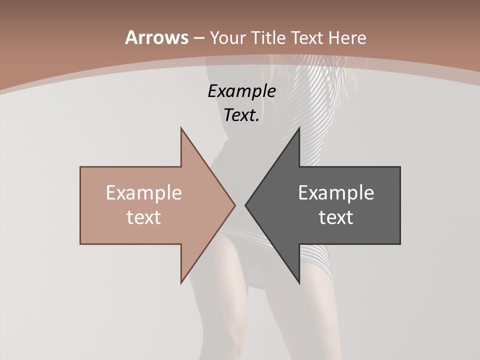 Aerobics Movement Stunt PowerPoint Template