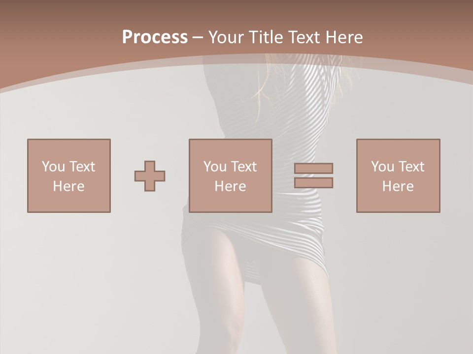Aerobics Movement Stunt PowerPoint Template
