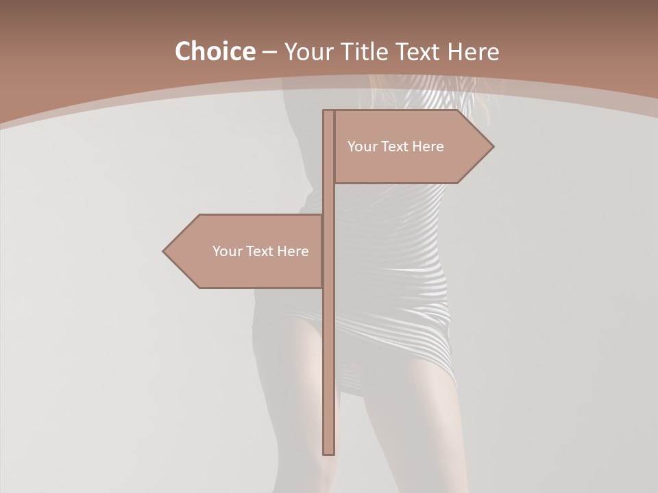 Aerobics Movement Stunt PowerPoint Template