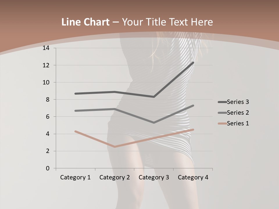 Aerobics Movement Stunt PowerPoint Template