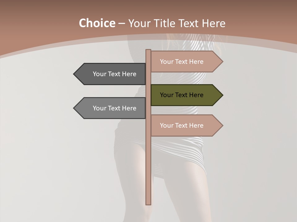 Aerobics Movement Stunt PowerPoint Template