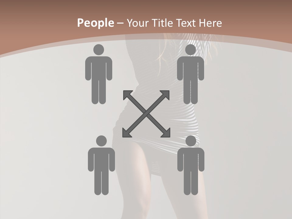 Aerobics Movement Stunt PowerPoint Template