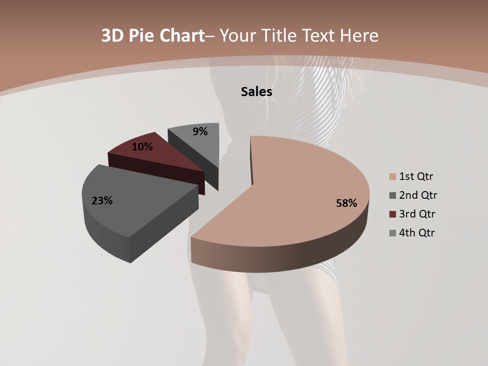 Aerobics Movement Stunt PowerPoint Template
