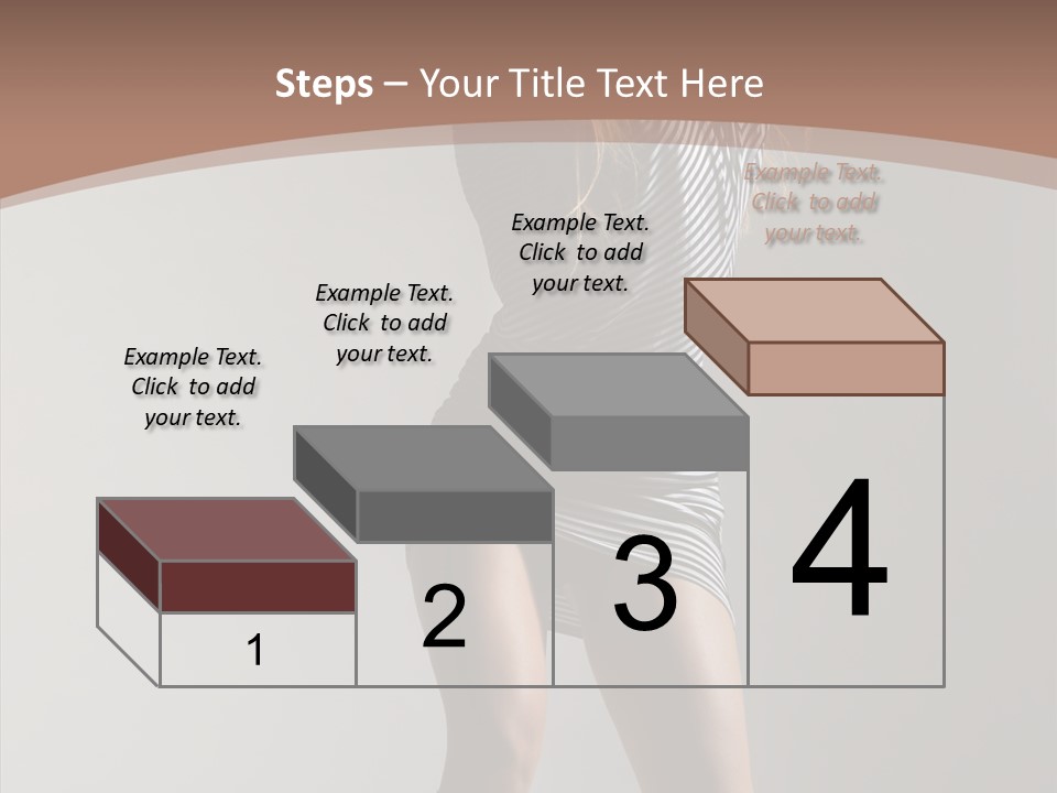 Aerobics Movement Stunt PowerPoint Template