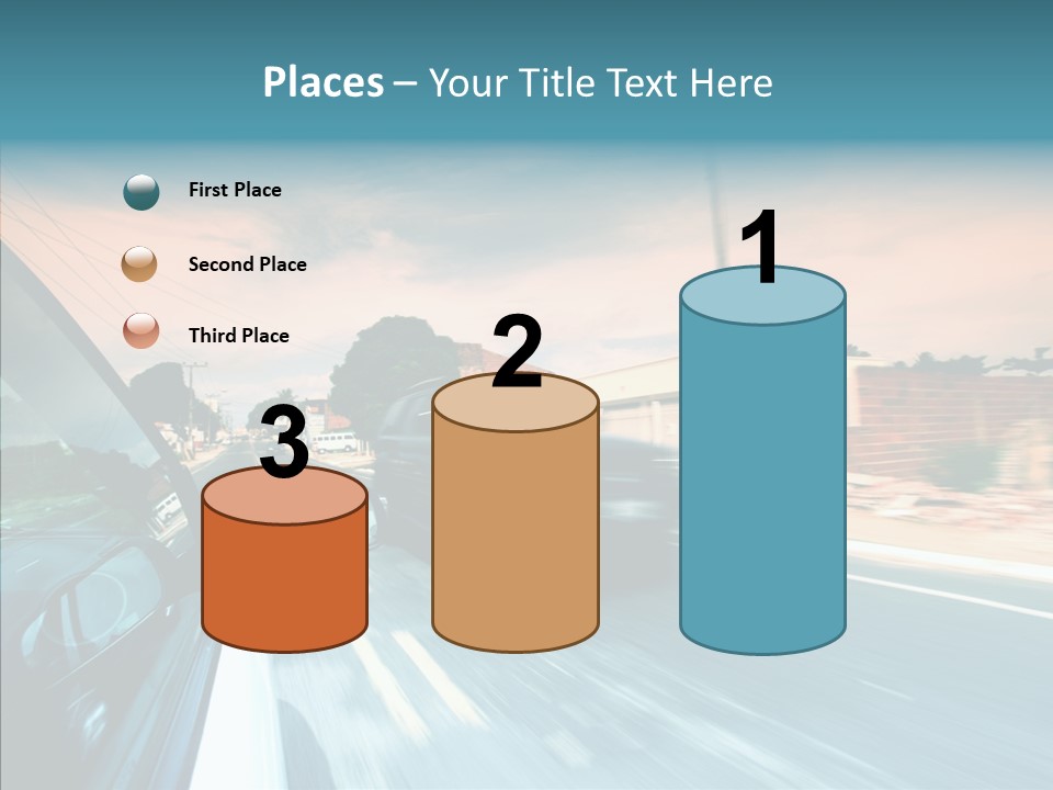 Transportation Cloud Nature PowerPoint Template