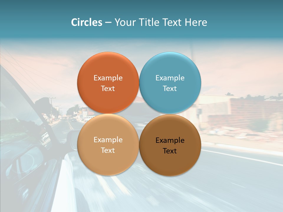 Transportation Cloud Nature PowerPoint Template