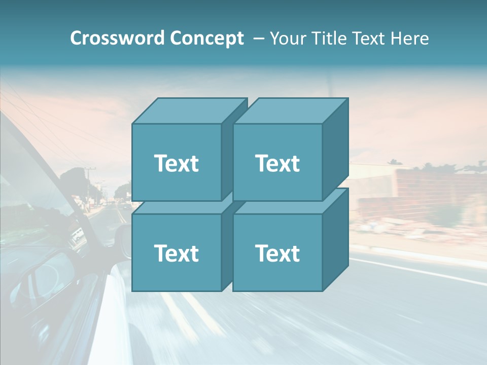 Transportation Cloud Nature PowerPoint Template