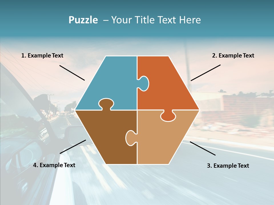 Transportation Cloud Nature PowerPoint Template