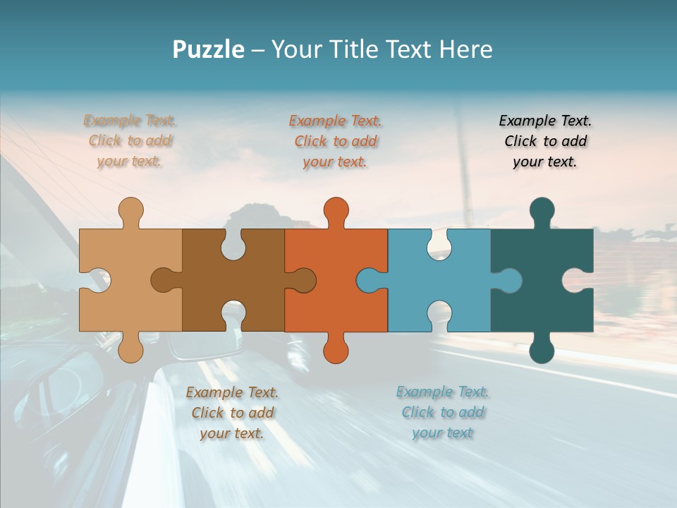 Transportation Cloud Nature PowerPoint Template