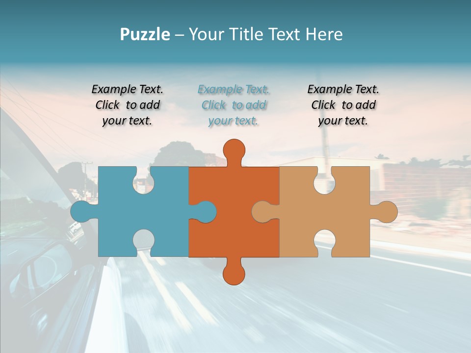 Transportation Cloud Nature PowerPoint Template