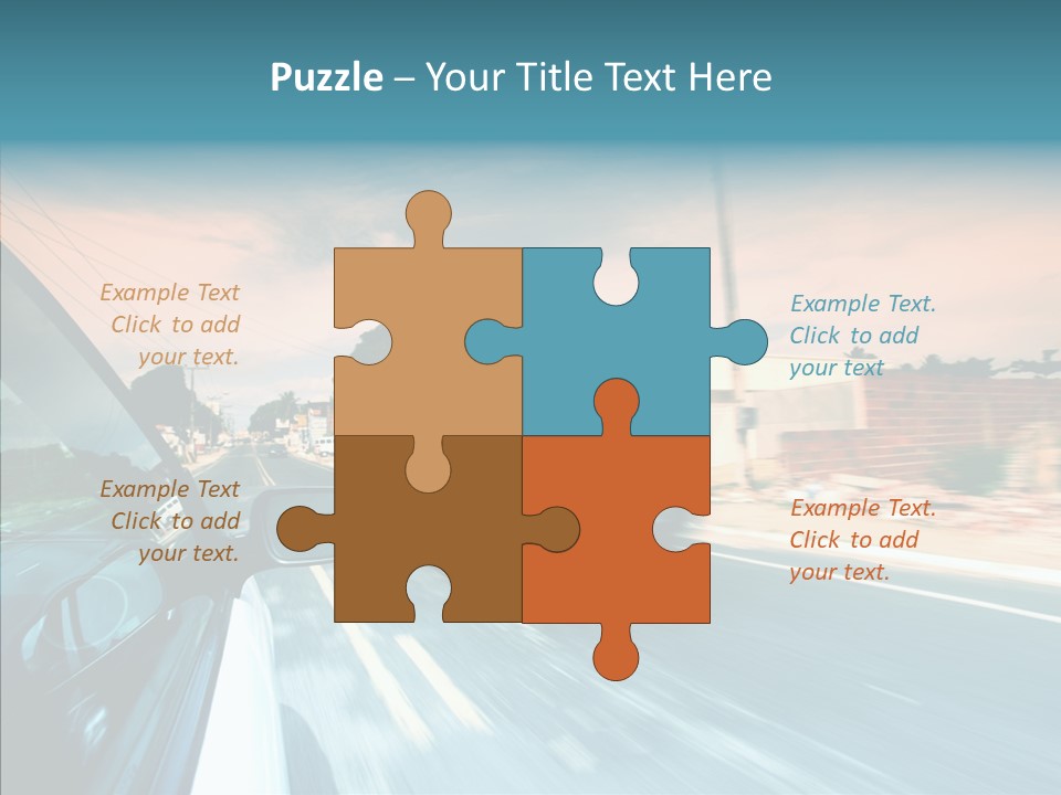 Transportation Cloud Nature PowerPoint Template