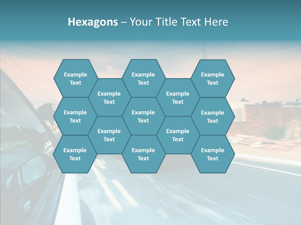 Transportation Cloud Nature PowerPoint Template