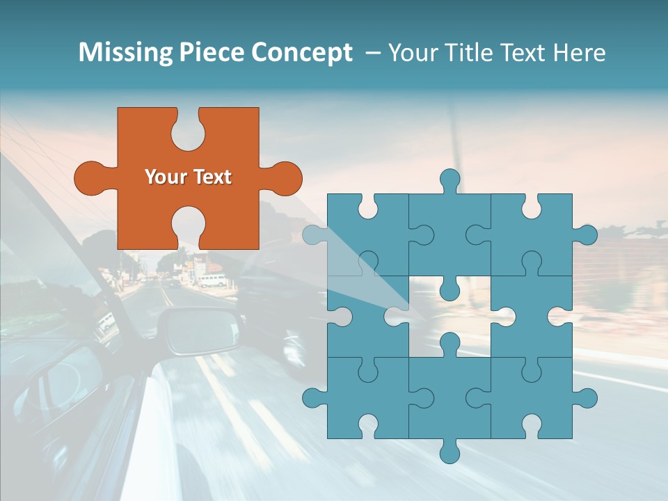 Transportation Cloud Nature PowerPoint Template