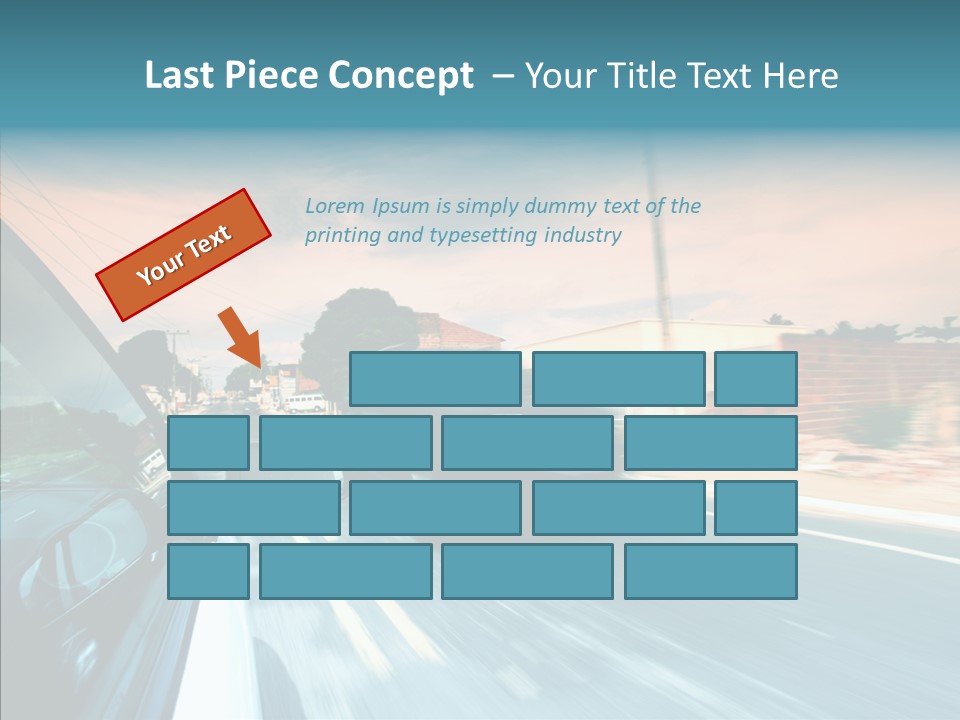 Transportation Cloud Nature PowerPoint Template