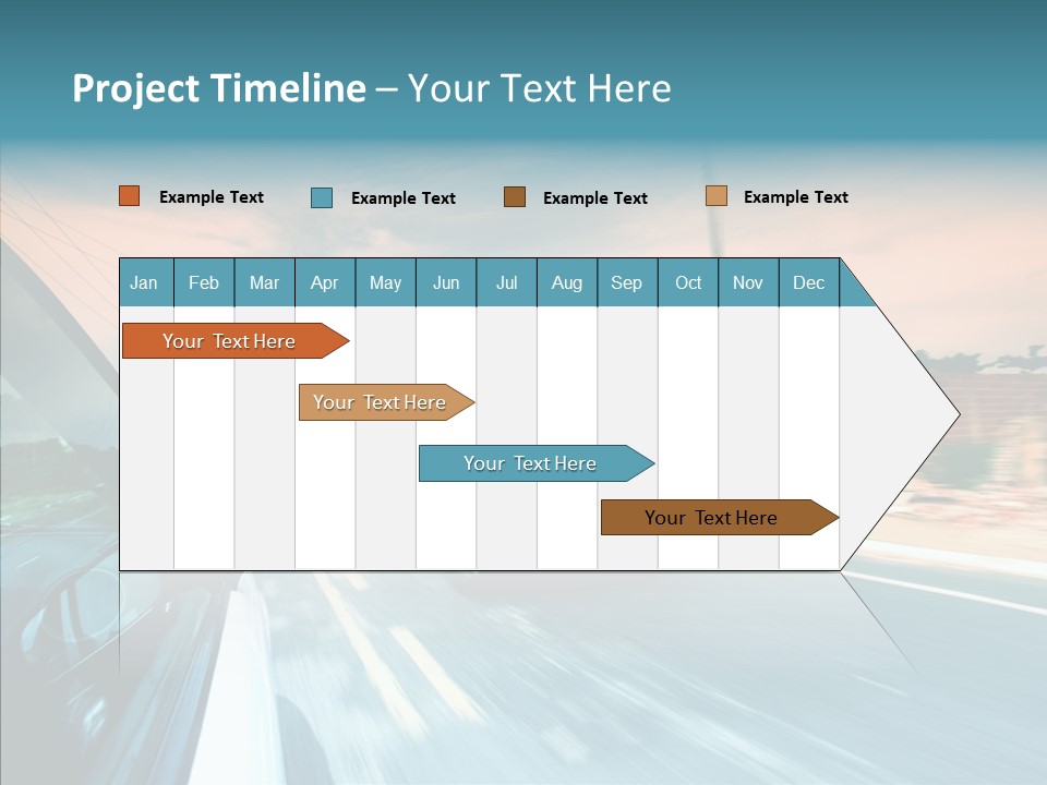 Transportation Cloud Nature PowerPoint Template
