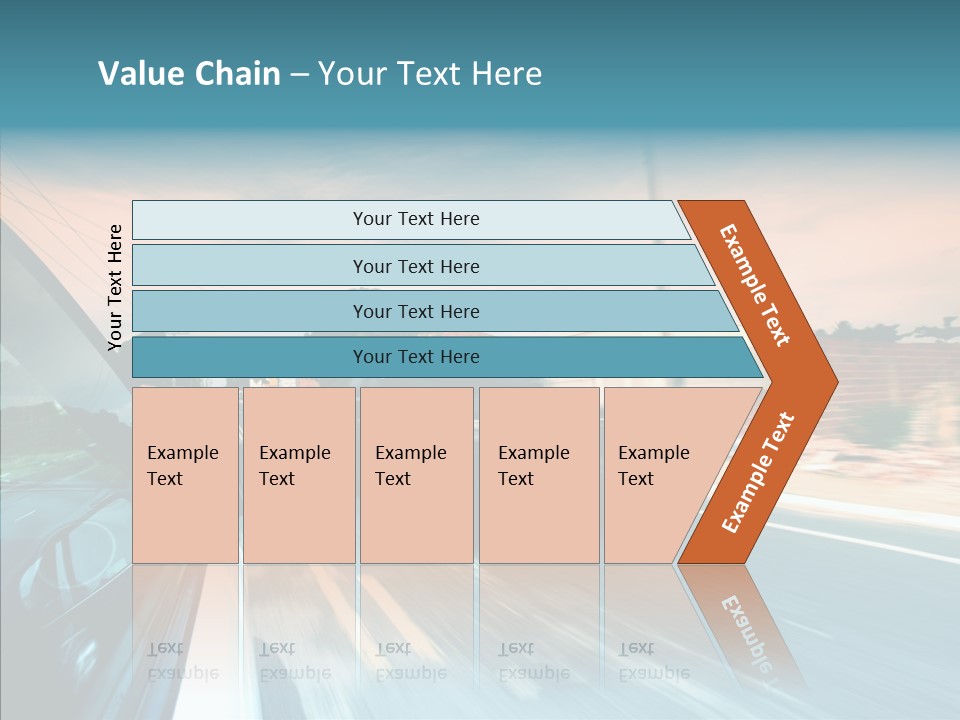 Transportation Cloud Nature PowerPoint Template