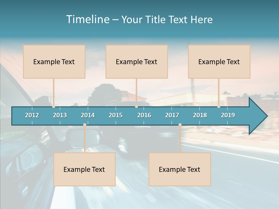 Transportation Cloud Nature PowerPoint Template