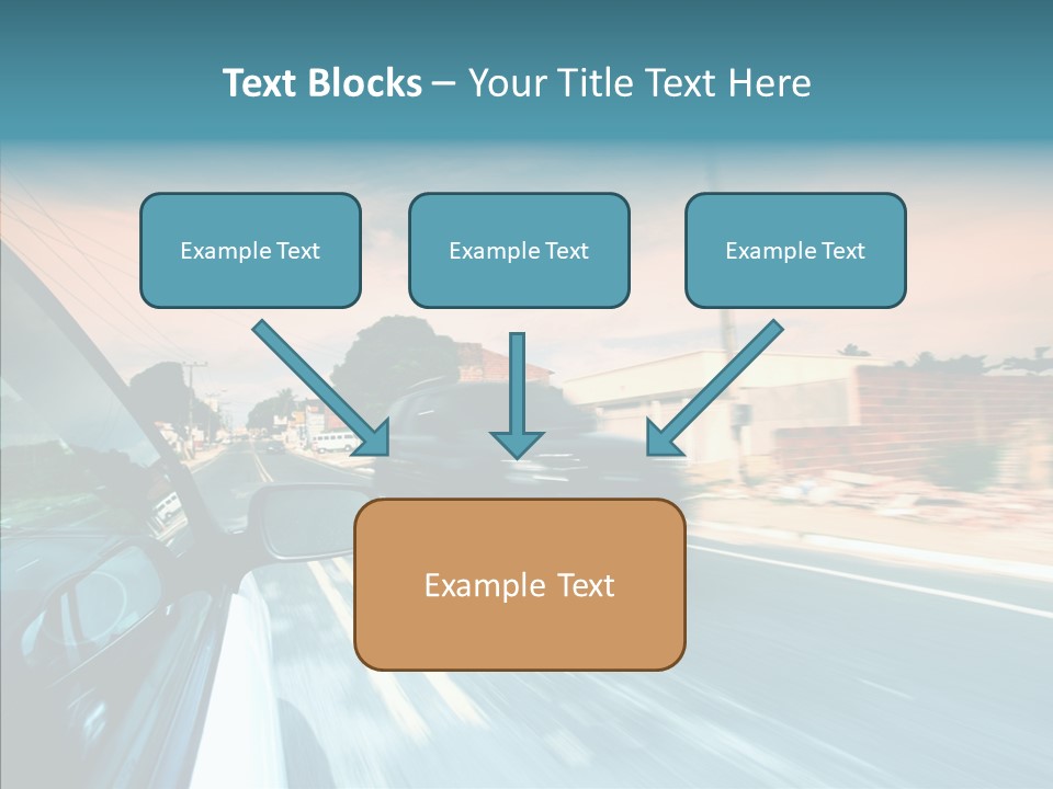 Transportation Cloud Nature PowerPoint Template