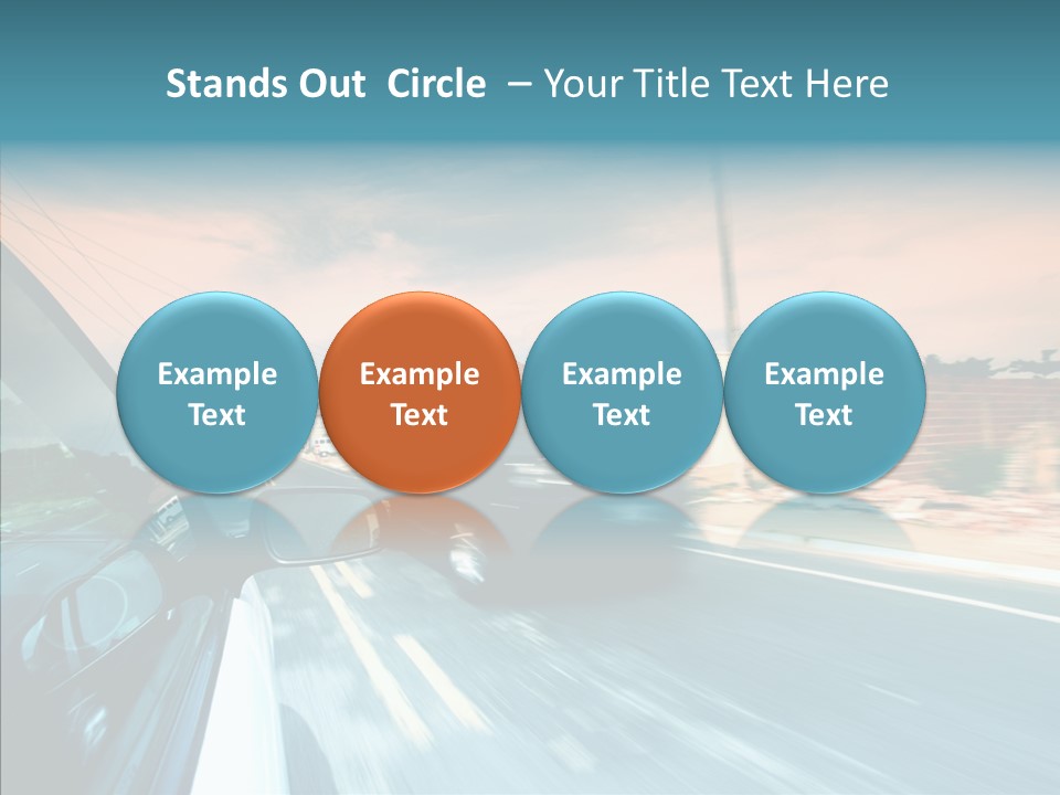 Transportation Cloud Nature PowerPoint Template