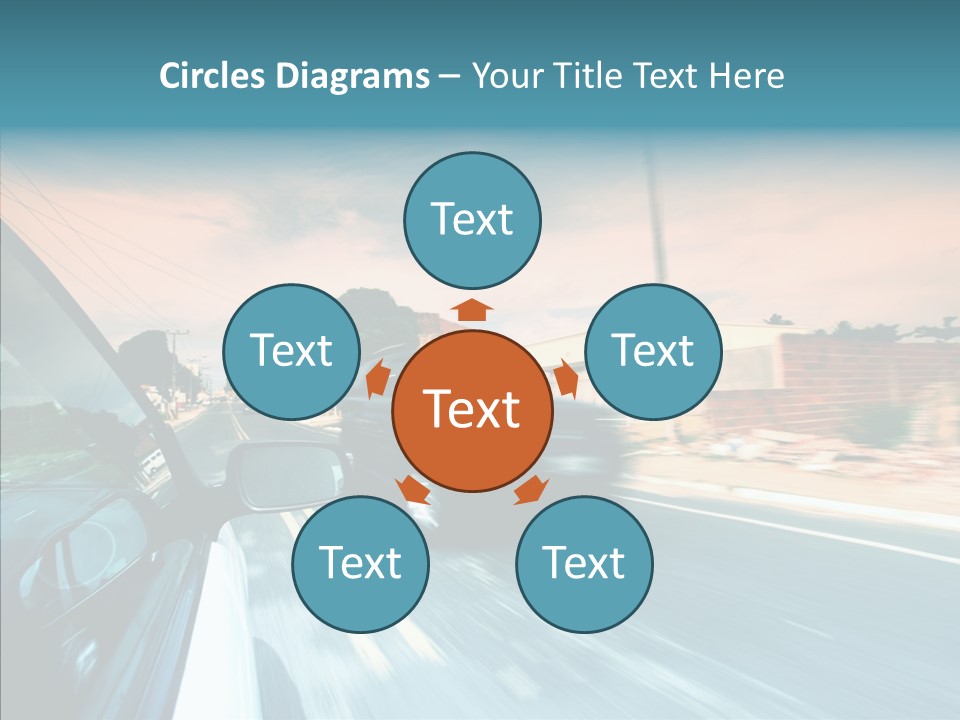 Transportation Cloud Nature PowerPoint Template