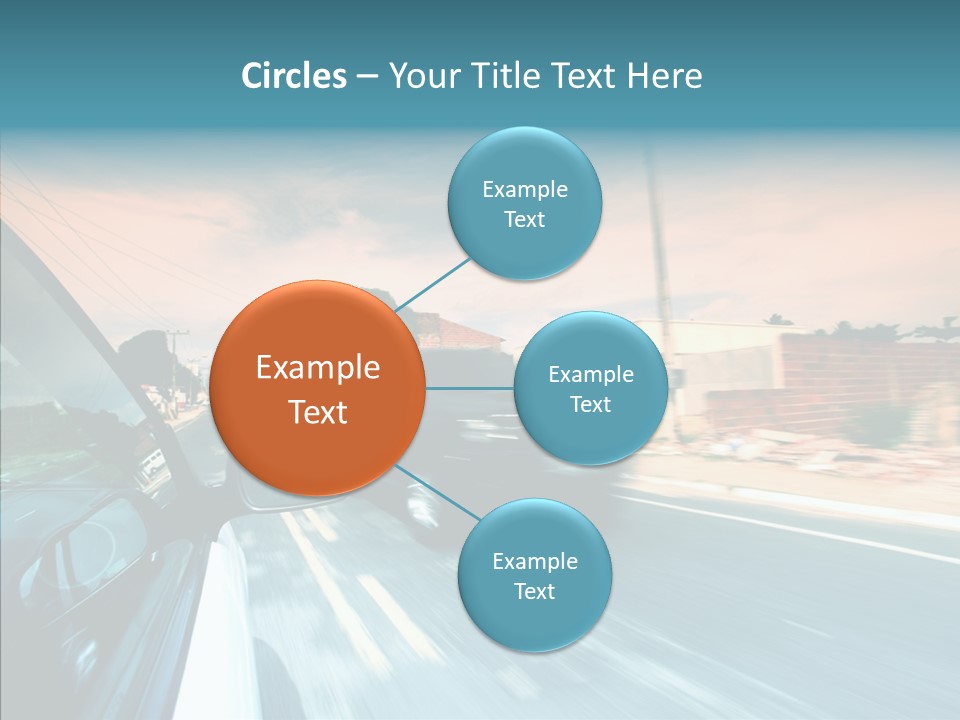 Transportation Cloud Nature PowerPoint Template