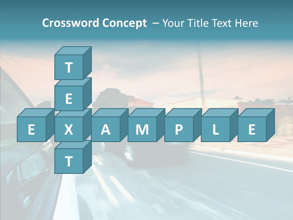 Transportation Cloud Nature PowerPoint Template