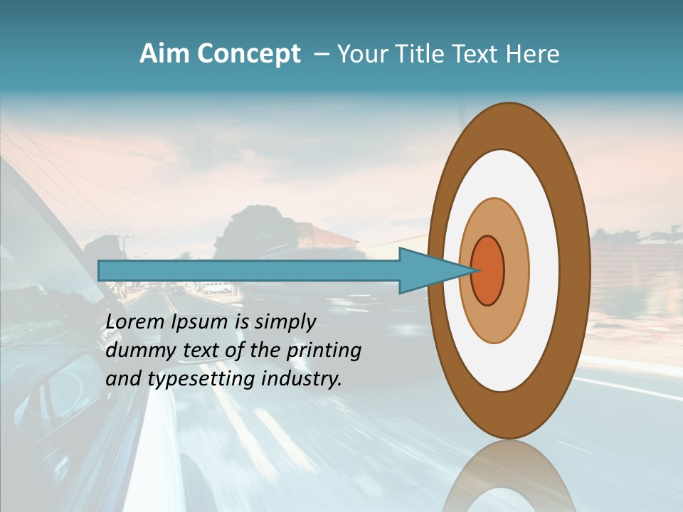 Transportation Cloud Nature PowerPoint Template