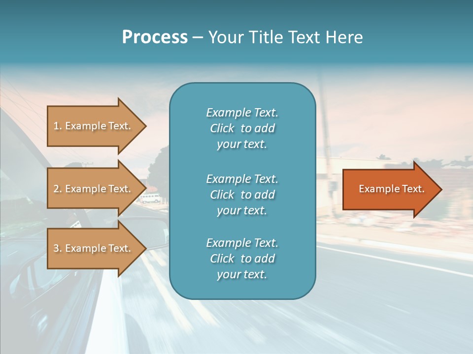 Transportation Cloud Nature PowerPoint Template