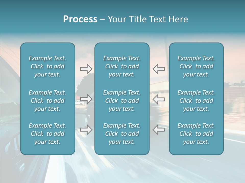 Transportation Cloud Nature PowerPoint Template