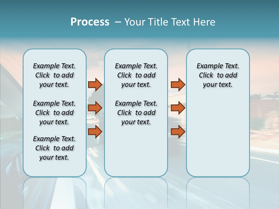 Transportation Cloud Nature PowerPoint Template