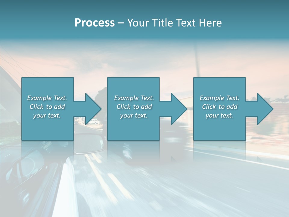 Transportation Cloud Nature PowerPoint Template