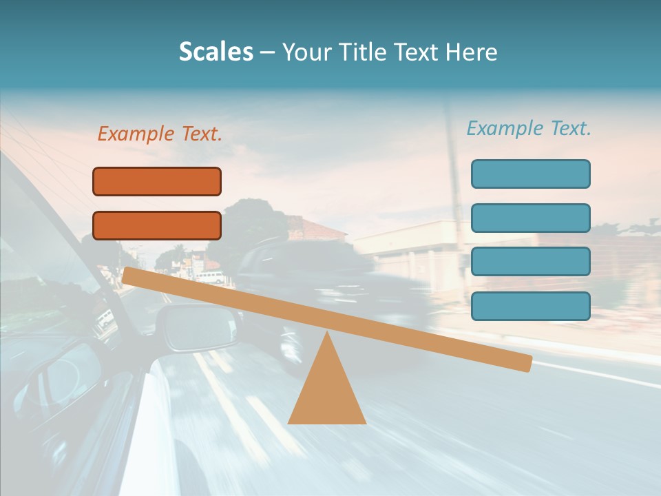 Transportation Cloud Nature PowerPoint Template