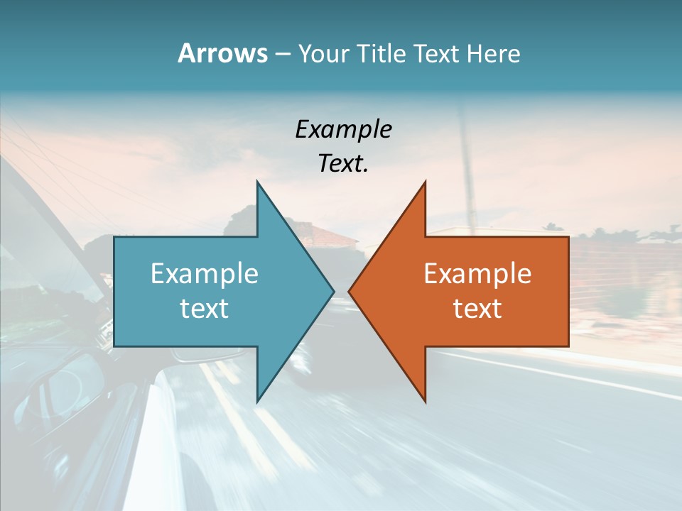Transportation Cloud Nature PowerPoint Template