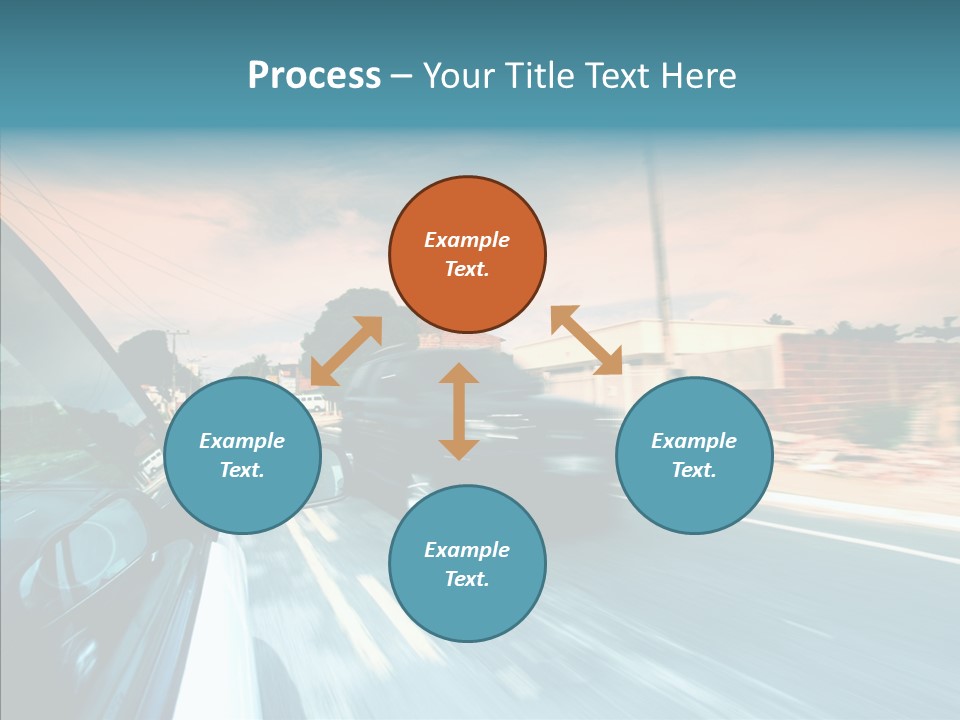 Transportation Cloud Nature PowerPoint Template