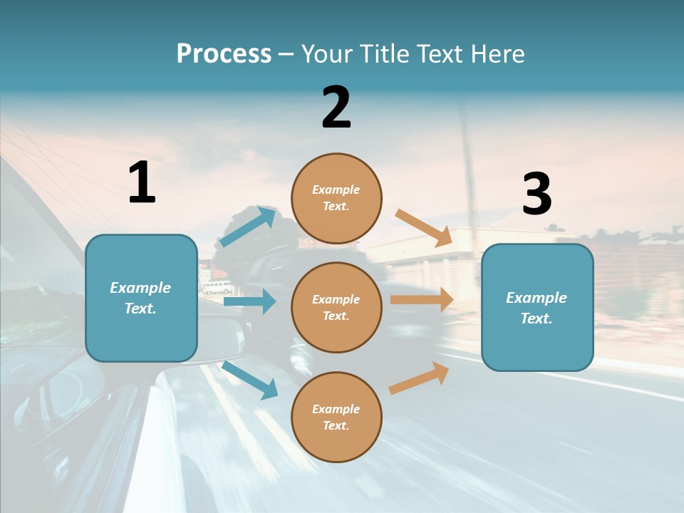 Transportation Cloud Nature PowerPoint Template