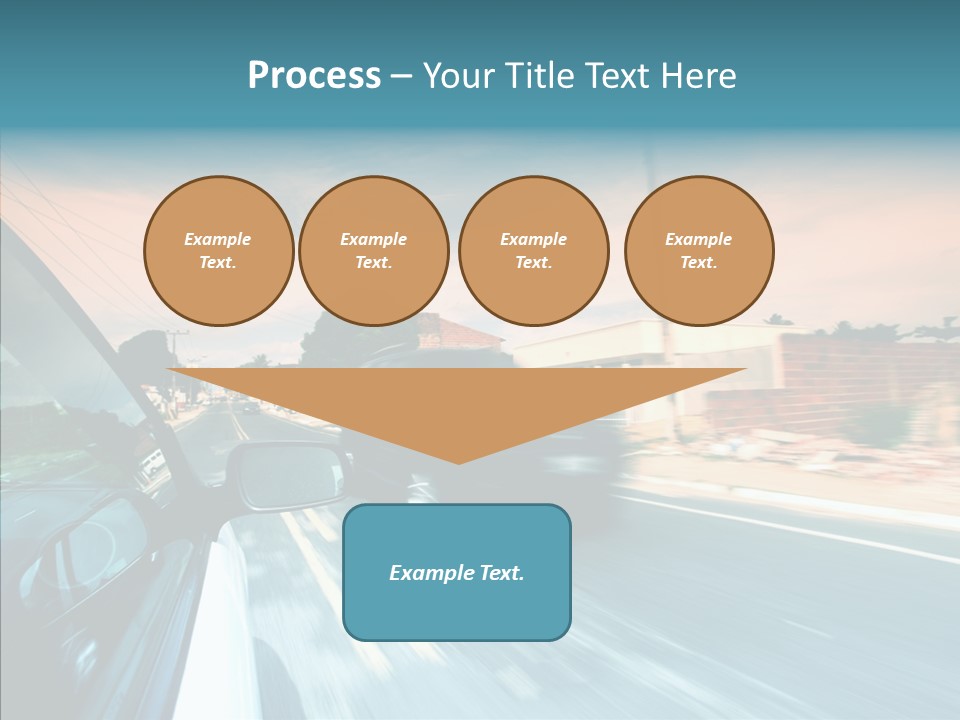 Transportation Cloud Nature PowerPoint Template