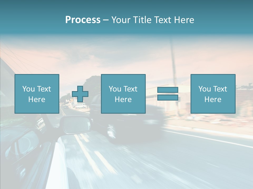 Transportation Cloud Nature PowerPoint Template