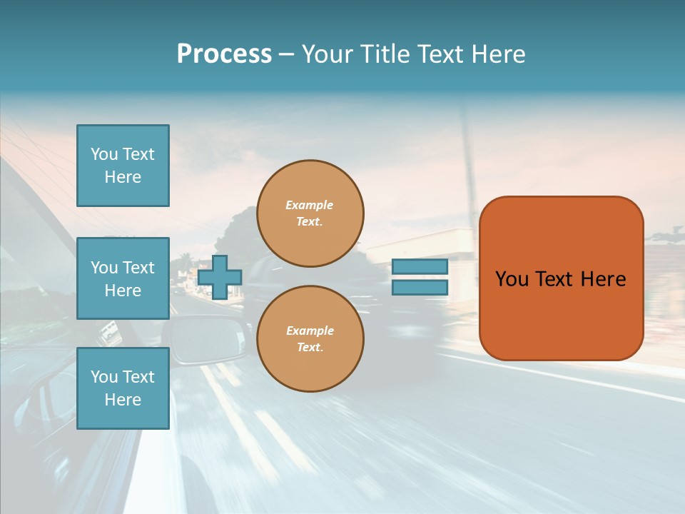 Transportation Cloud Nature PowerPoint Template