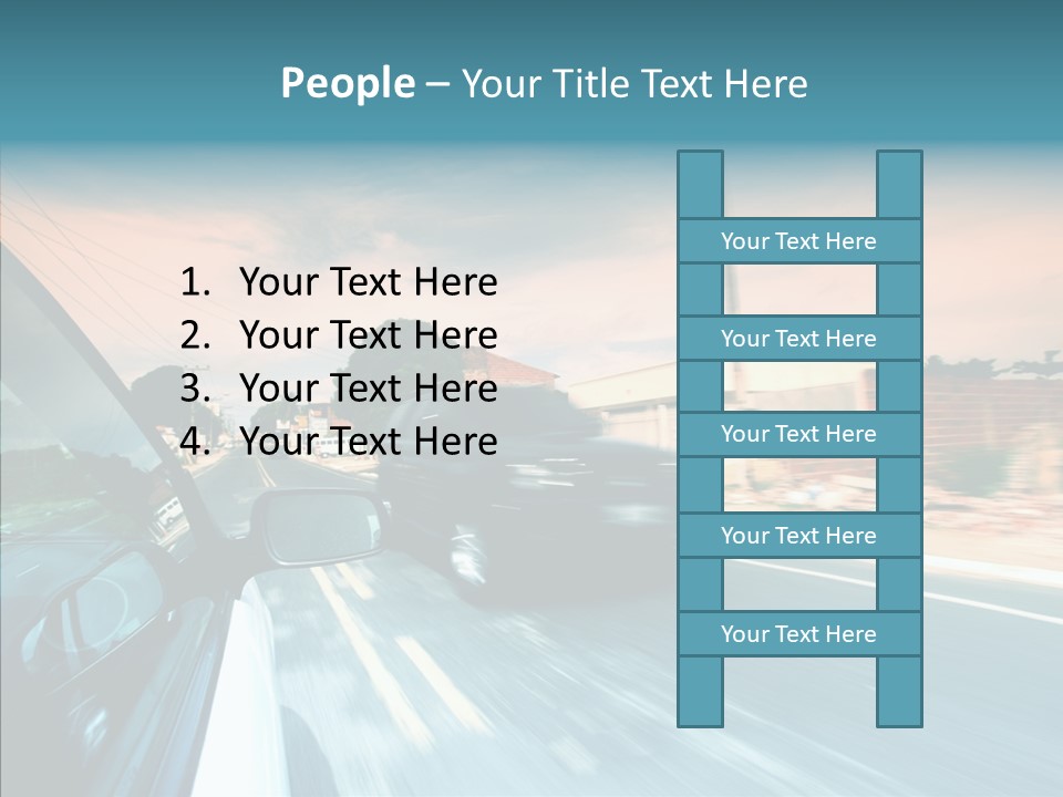 Transportation Cloud Nature PowerPoint Template