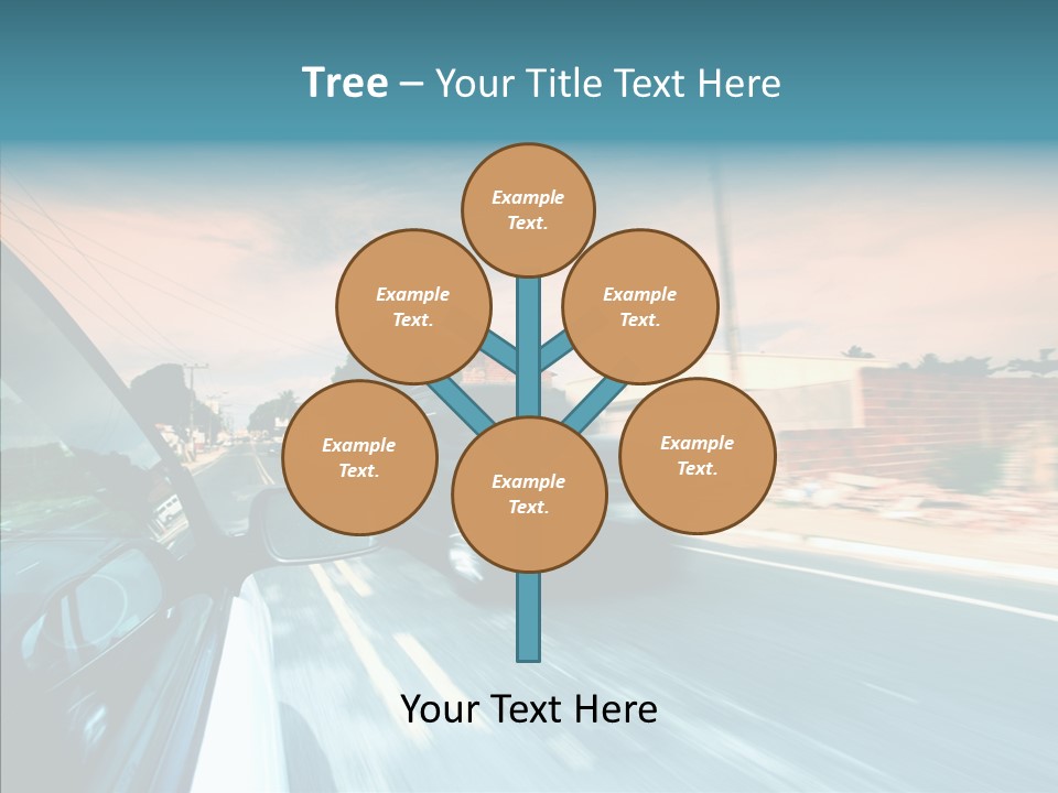 Transportation Cloud Nature PowerPoint Template